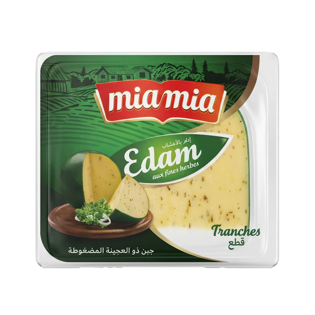 Edam fines aux herbes Tranches