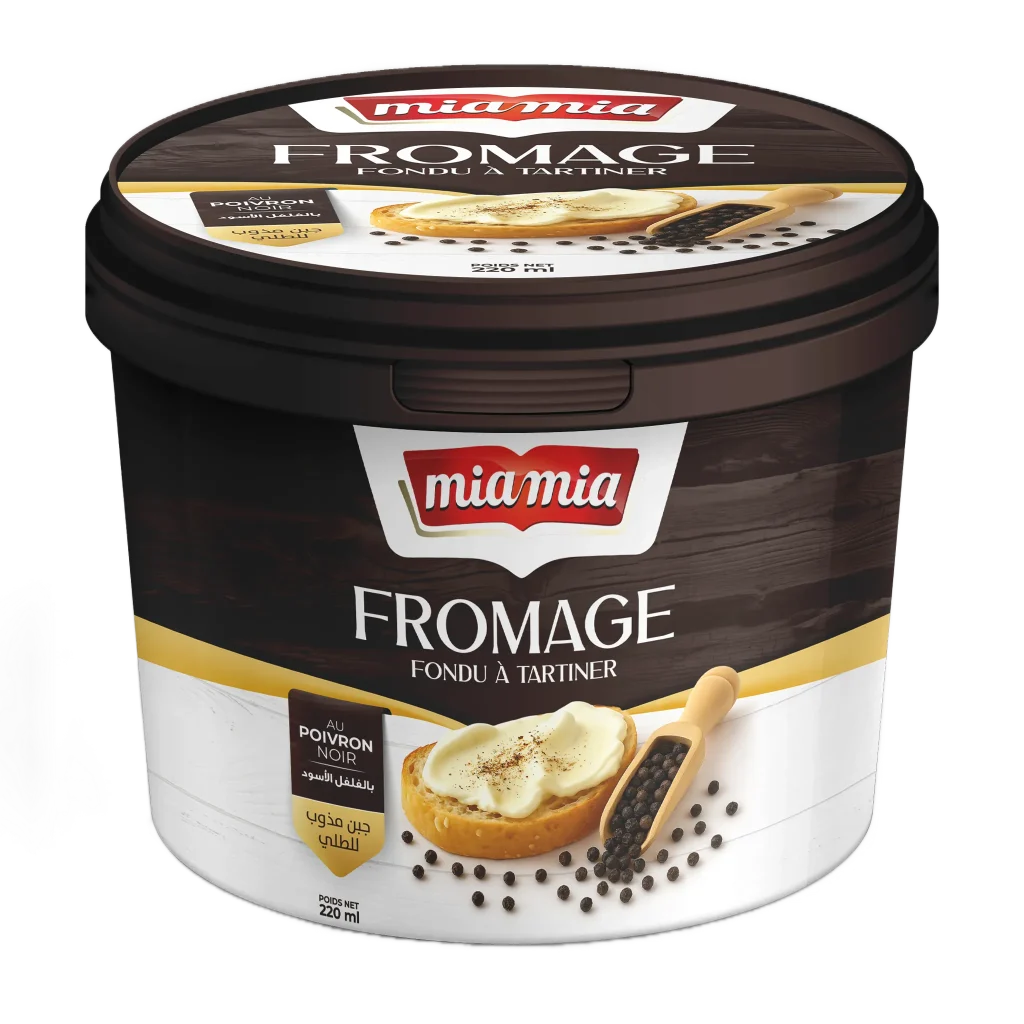 Fondu miamia au poivre noir